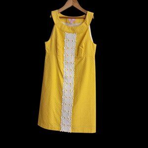 Lilly Pulitzer Yellow Jacqueline Shift Dress (NWT)